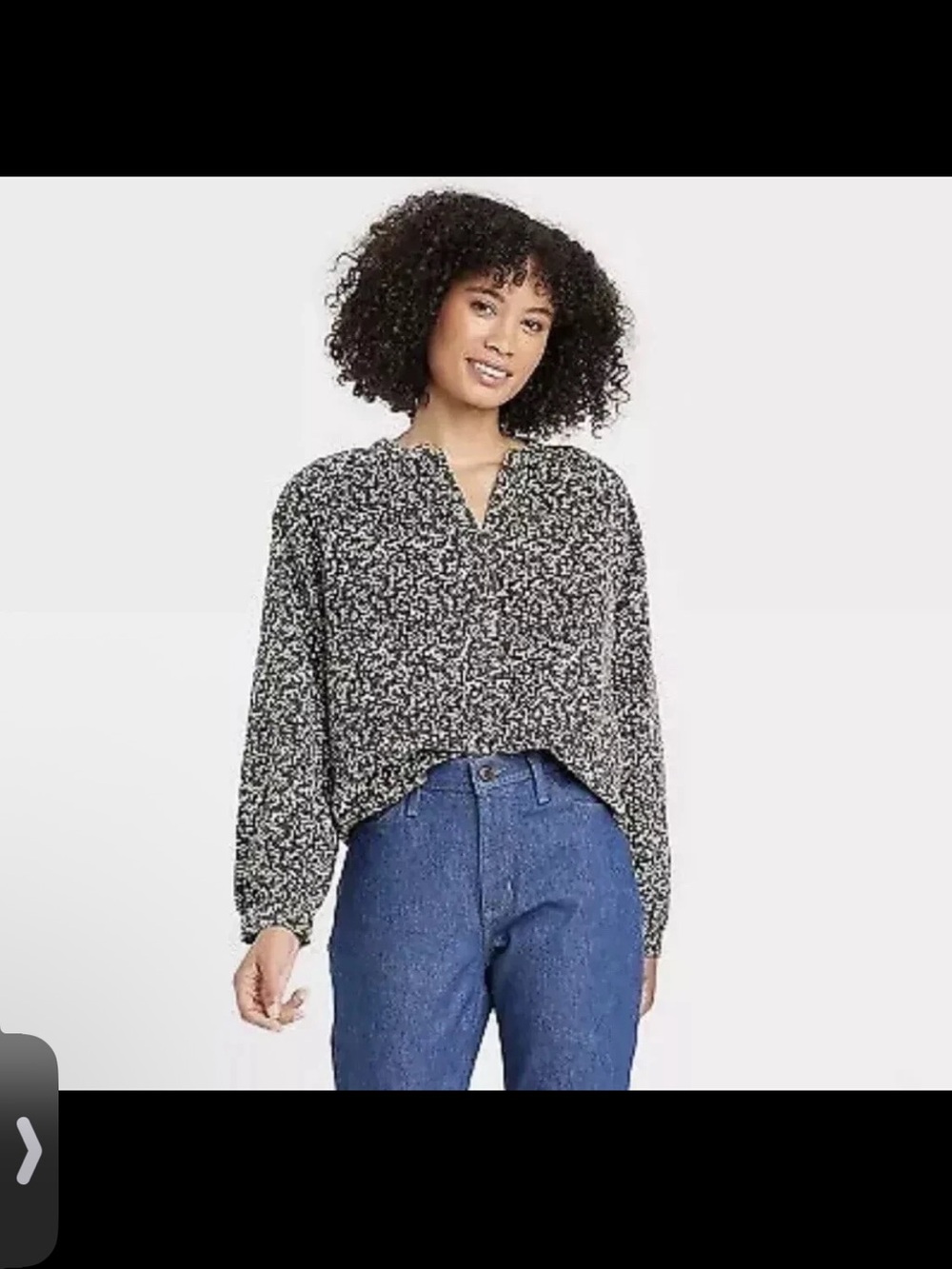 BN Black & White blouse